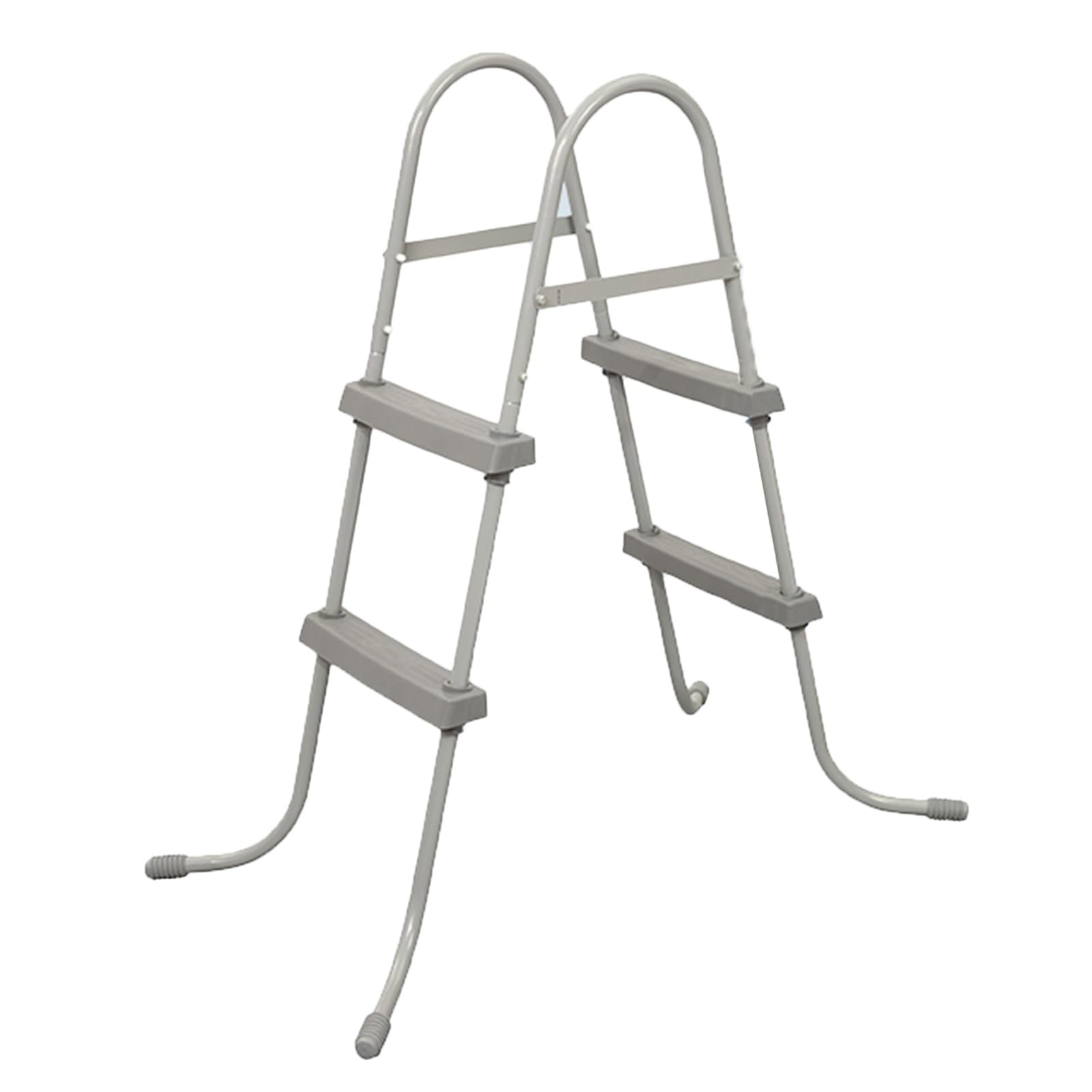 Corrimano per Piscina in Acciaio Inox, scaletta per Piscina a 3 gradini, Portata Massima 250 kg, Installazione Rapida per parchi Acquatici Interni ed Esterni.