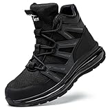 Sicherheitsschuhe Herren Leicht Arbeitsschuhe mit Stahlkappe für Frauen Sportlich Schutzschuhe...