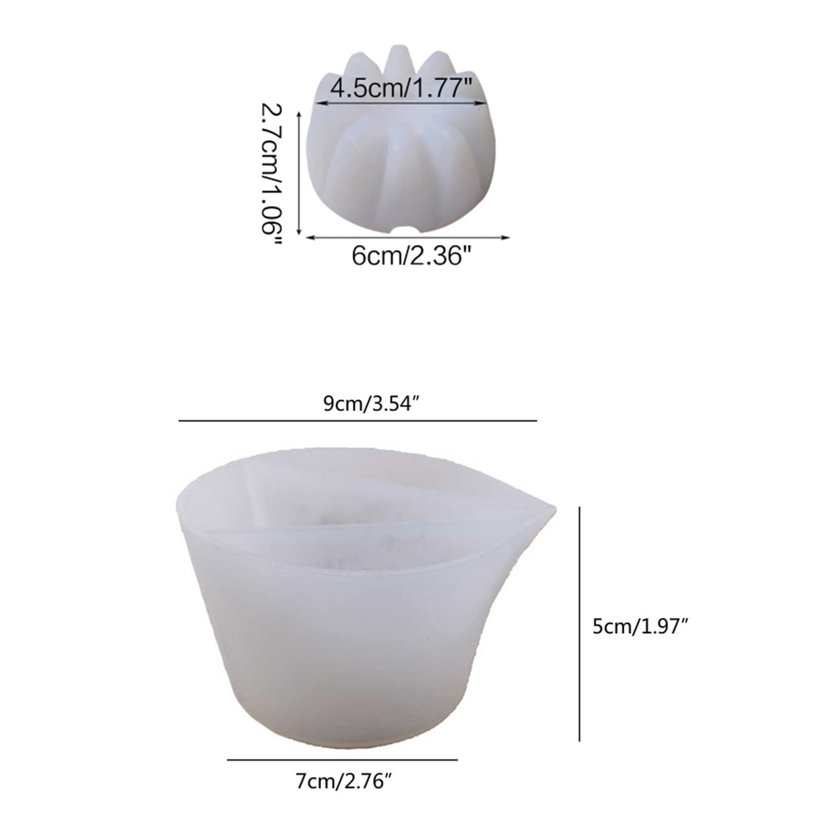 Taza dividida de silicona de 2/3/4/5 cámaras para verter vasos divididos, 10 piezas/juego para pintura acrílica líquida, vasos divididos de resina para verter resina