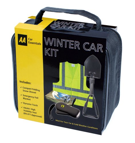 AA Winter Car Kit with Folding Snow Shovel