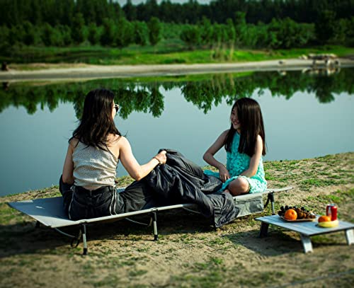 Iclimb Super Easy Assemble Folding Cot Ultralight Compact Heavy Duty With Carry Bag For Adults Camping Backpacking (Black) #TOP7