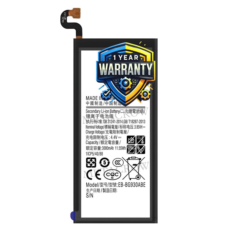 Image of Original EB-BG930ABE Battery Compatible for Samsung Galaxy S7 - (3000mAh) - 1 Year Warranty JK1