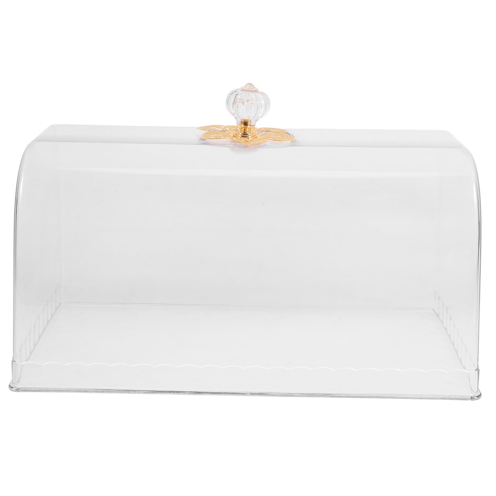 Protector para postres PRETYZOOM con tapa transparente que mantiene la frescura en fiestas