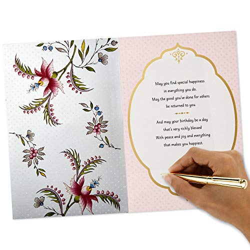 Hallmark Golden Thread Birthday Card (A Birthday Wish) #TOP4