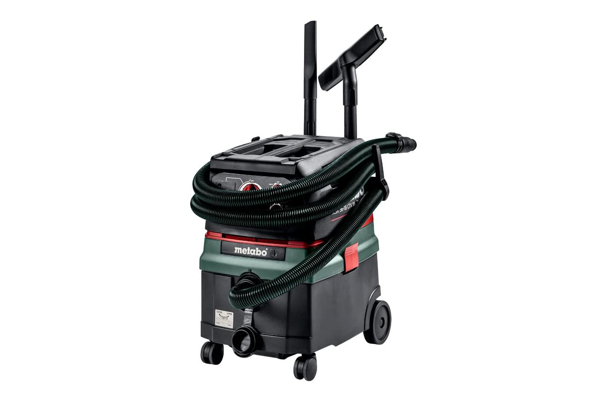 metabo 602046850, 601036870-Aspirapolvere ASR 36-18 BL 25 M SC (Senza Batteria, con Molti Accessori, Cordless Control, regolatore di Potenza di aspirazione a 3 Livelli, aspirapolvere Industriale)