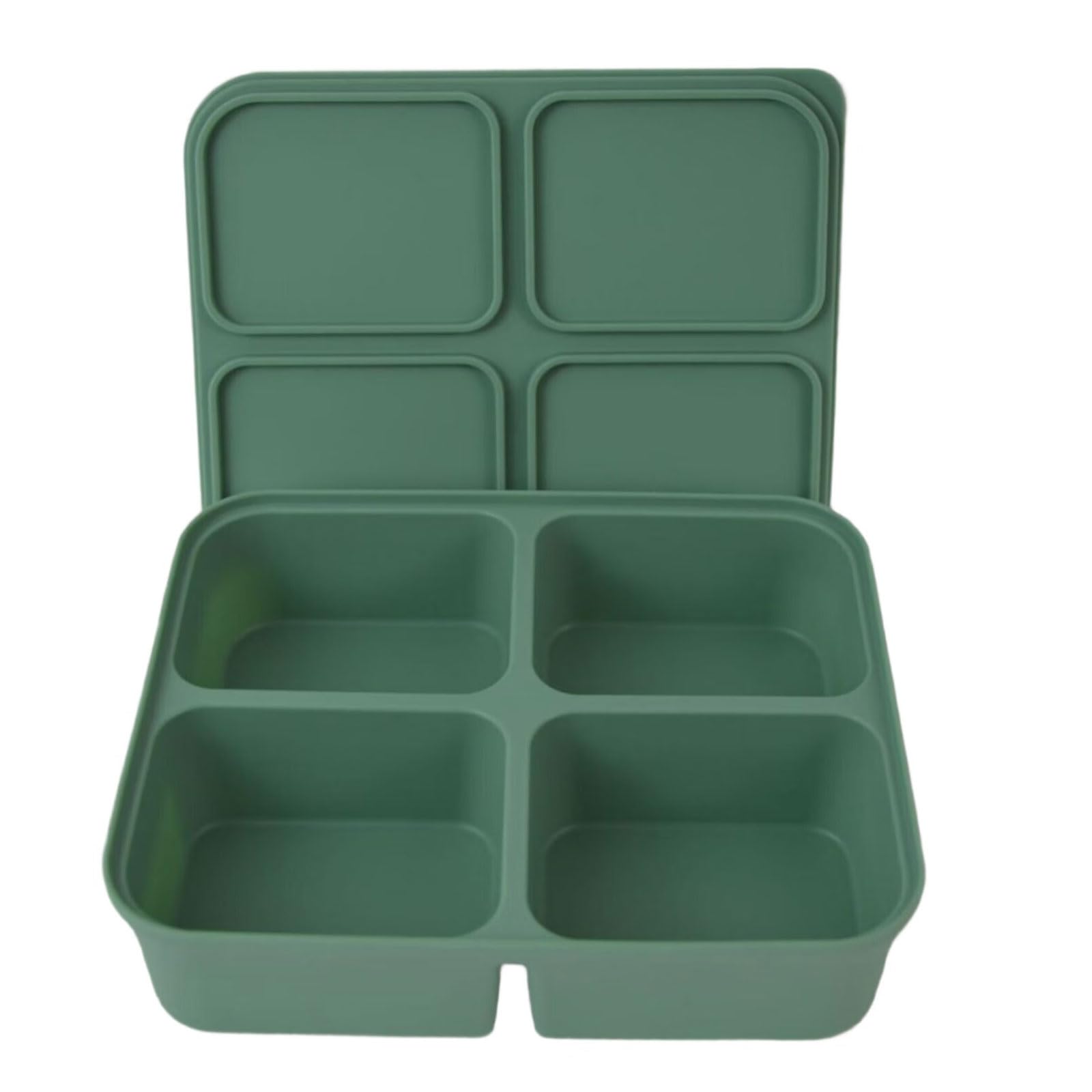 MICFENY Silicone Tray With Lid For Easy Demold And, Space Saving Design For Homes Kitchen Or