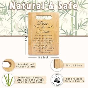 House Warming Gifts, Hostess Gifts for Women, New Home Gift Ideas for New Homeowner, New Home Decor, Christian New Home Decor for Kitchen, Bless this Home Christian Cutting Board House Warming Gifts Hostess Gifts for Women New Home Gift Ideas for New Homeowner New Home Decor Christian New Home Decor for Kitchen Bless this Home Christian Cutting Board