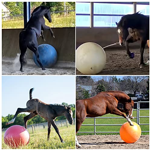 Swyivy 30" Horse Ball With 2 Covers, Giant Horse Balls For Play For Horses To Play With, Extra Large Equine Training Ball #TOP4