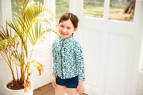 Image of VAENAIT BABY Girls Rash Guard Swimsuit UPF 50+ Long Sleeve Toddler Bathing Suit Ribbon Stawberry Floral Fruit for 2~8Years