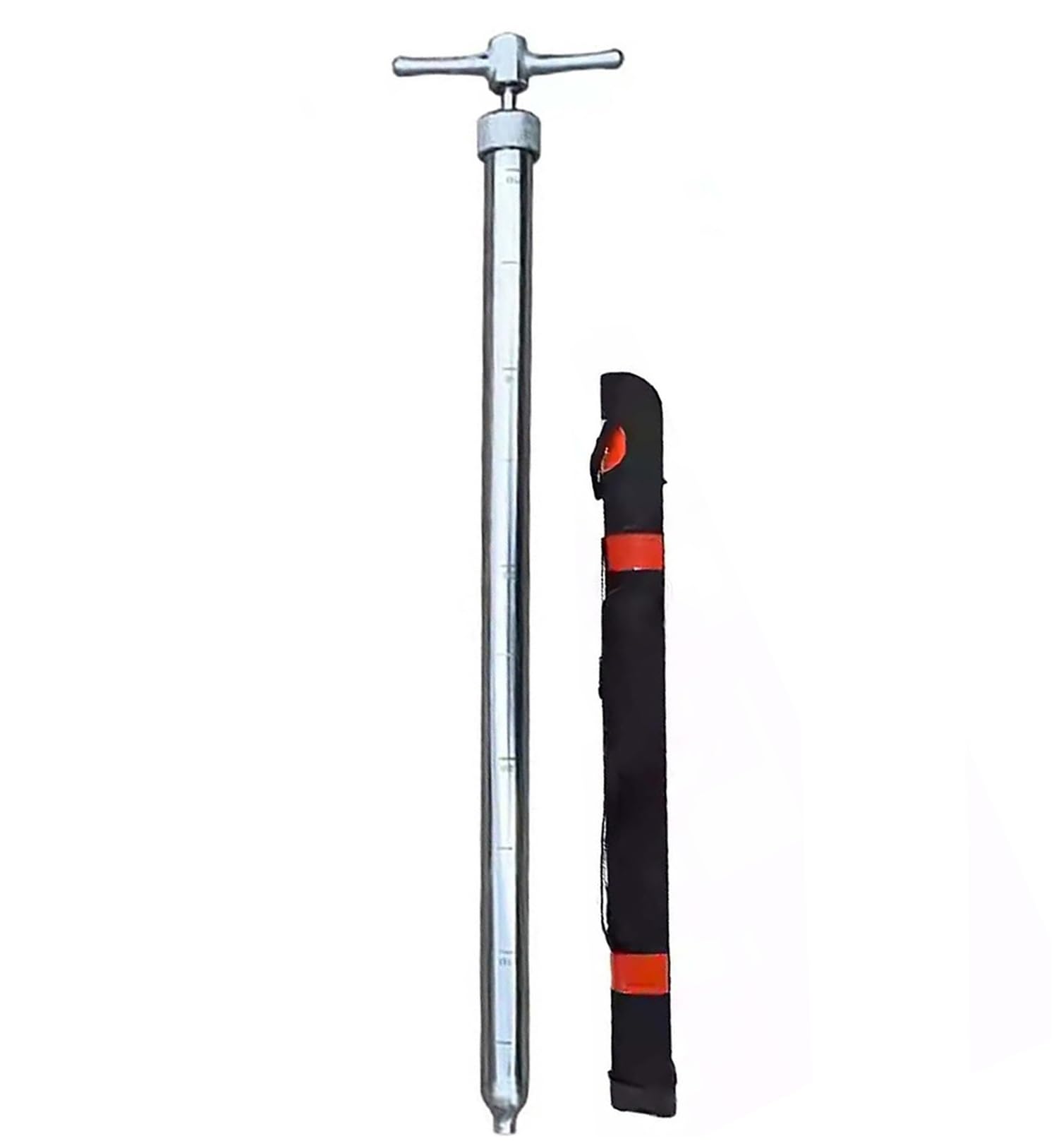 Sonde d'échantillonnage de sol en inox 304 pour prélèvement de liquide visqueux