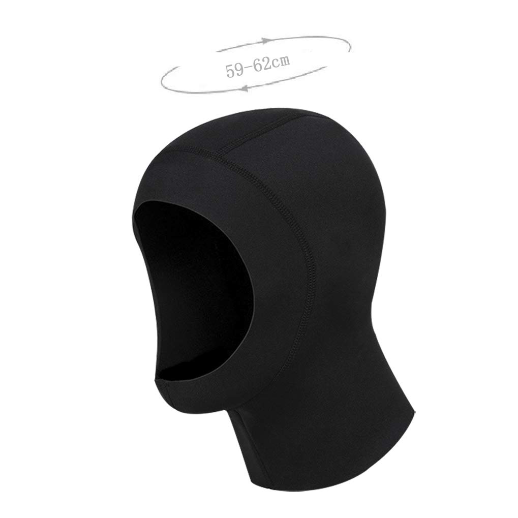 SURF GRIP『Stress-Free Series 1mm HOOD』L Unisex Wetsuit Hood 1MM Neoprene Diving Hood for Men Women Surfing