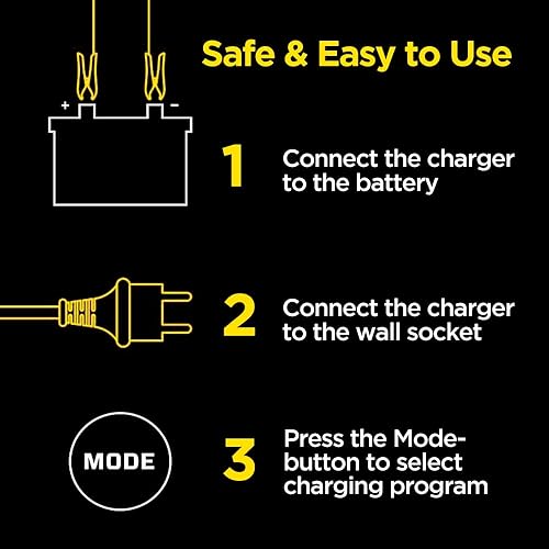 Miniatura 6 de Cargador de batería inteligente marino de 5 amperios (1 banco), cargador de batería inteligente para barco, impermeable, cargador de barco