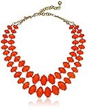 2 Row Color Block Rondelles Necklace, 18