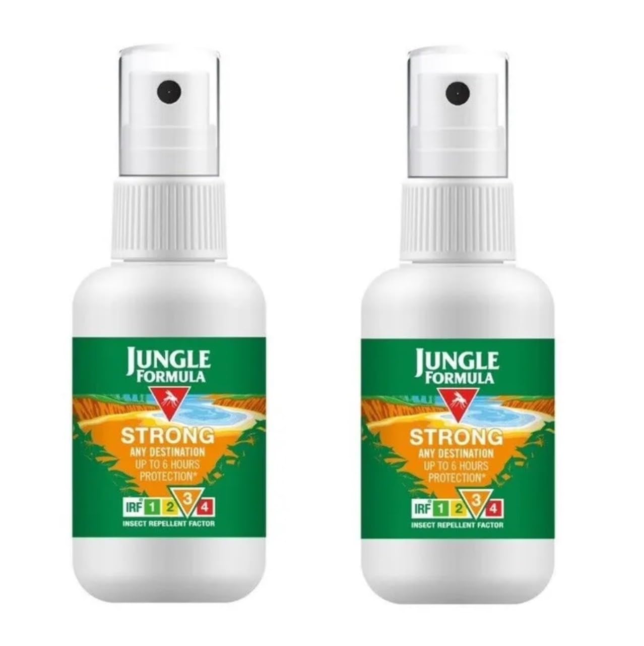 Jungle Formula Strong Insect Repellent Factor Pump Spray 60 ml (Pack of 2)