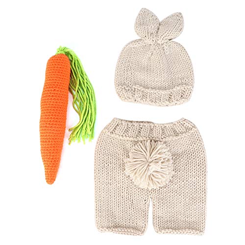 Hztyyier Newborn Photo Outfit Baby Photography Props Handmade Cro...