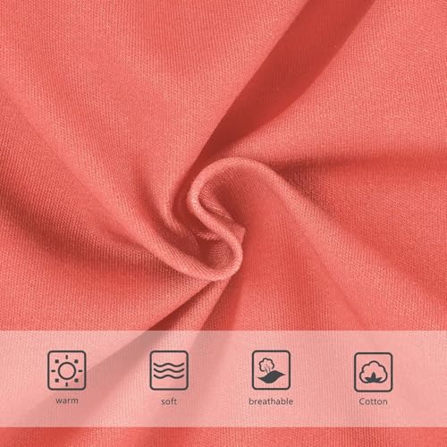 Joisal Cotton Girls Underwear Toddler Persimmon Pink Red Panties Little Girl Stylish Briefs Undies Kids 2t3