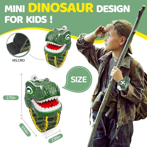Image of Dinosaur Walkie Talkies for Kids 3 Pack, Wrist Walkie Talkie Watch Toys for Boys Girls Age 3-12, T-Rex Dino Toys Long Range Outdoor Camping Gear, Birthday Gifts Christmas Stocking Stuffers