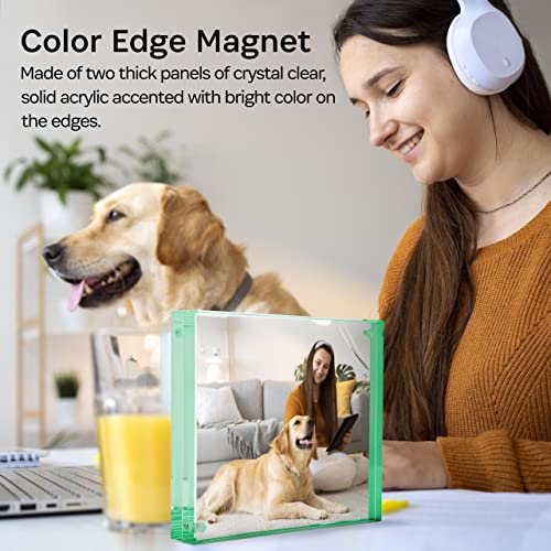 Color Edge Magnet Frame By Canetti-Green-4X6 Inch #TOP1