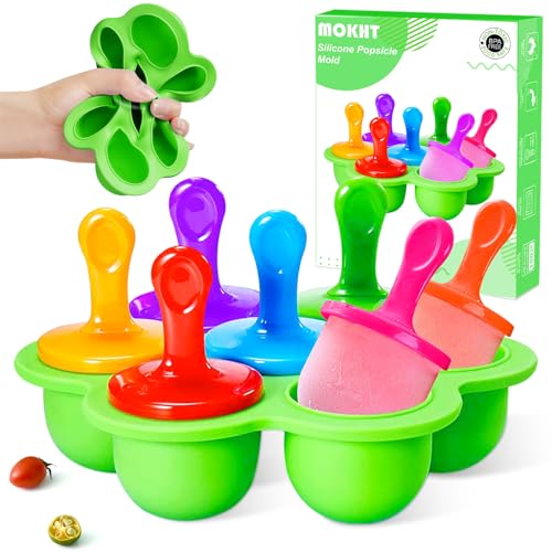Molde Helados Silicona - Mini Popsicle Mold Sin BPA, Bebe Niños Hacer Helados, Reutilizable Poleras Helado, Molde Helado Para Prepara Helado Casero, Verde Moldes Paletas