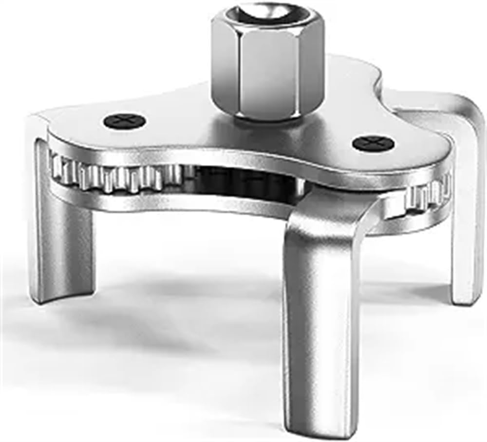 Sponsored Ad – Azonee Universal Oil Filter Wrench, From 2-1/2 inch to 4.5 inch 3 Jaw Adjustable Oil Filter Removal Tool Set, Easy Changes, Efficiency 2 Way Oil Filter Wrench for Cars, Trucks, Motorcycles, 1 Pcs