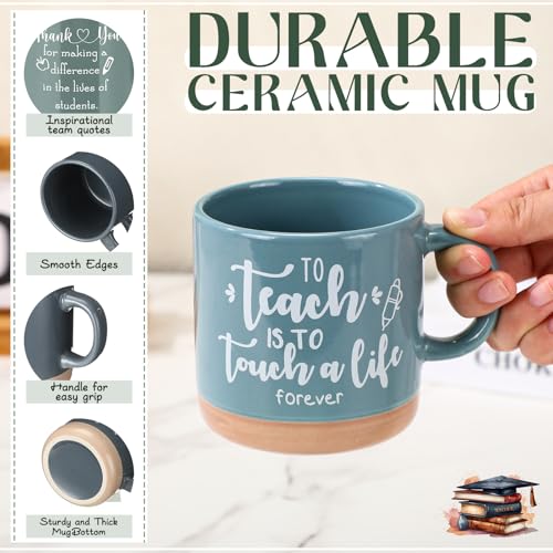 Set de 10 mugs de cerámica para maestros 13 oz miniatura 3