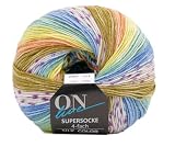 Online Garne Supersocke Silk Color Sockengarn, 4 fädig mit Farbverlauf, 55% Wolle, 25% Polyamid, 20% Seide, 100g, 400m (3171)