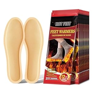 Insole Foot Warmers – 10 Pairs, Provides Up to 12 Hours of Continuous Heat, Disposable Toe Warmers for Hunting and Outdoor Sports (Small-Women)