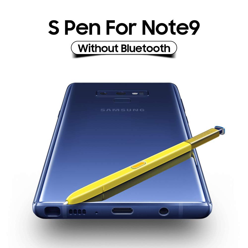 2 PCS Galaxy Note 9 Note9 Stylus S Pen Replacement for Samsung Galaxy Note 9 SM-N960 Pen (Without Bluetooth) +Tips/Nibs+Eject Pin (Yellow)