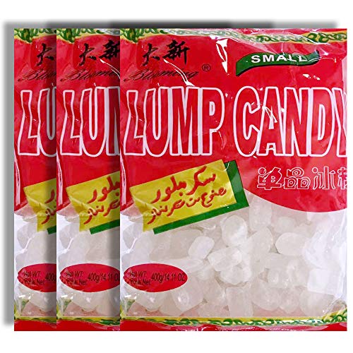 Azúcar cristalizada blanca Blooming 400g 3 paquetes miniatura 1