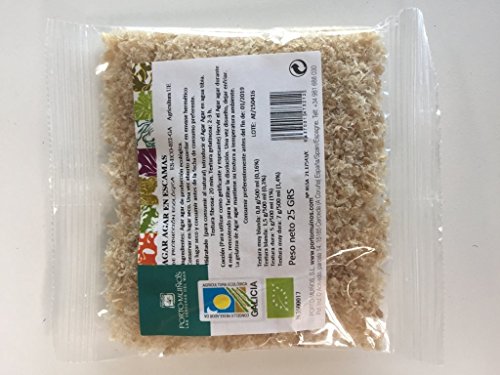 Agar Agar en escamas 25 grs ECOLOGICO Portomuiiños