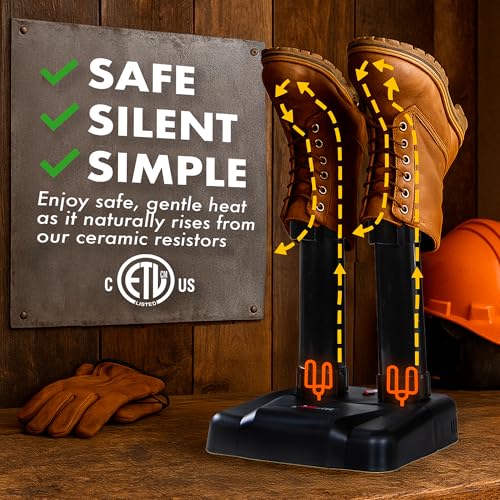 Secador de botas JobSite silencioso 36W sin ventilador miniatura 3