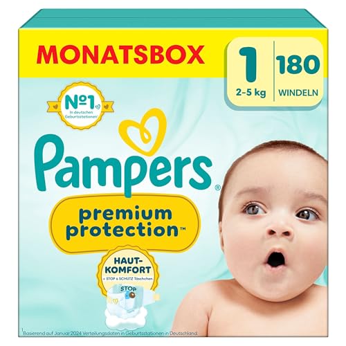 Pampers Baby Windeln Größe 1, Premium Protection