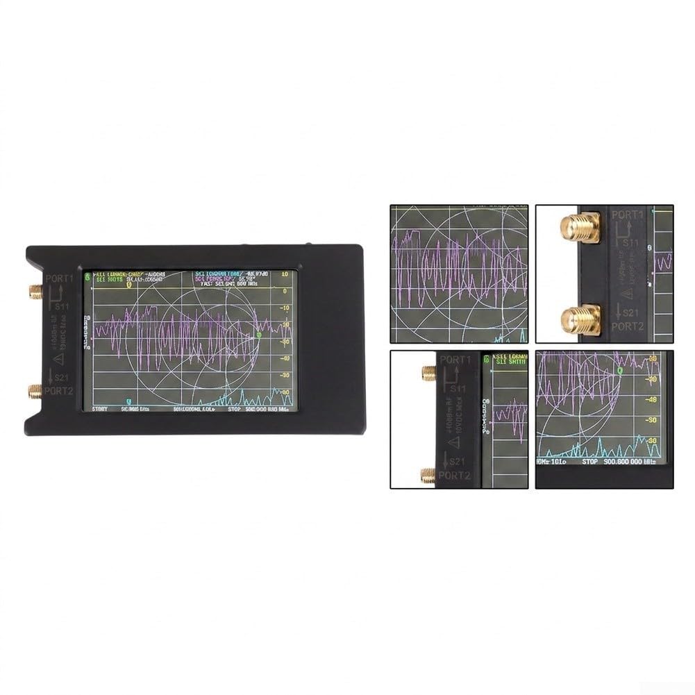 Analizador de Red Vectorial 1.5GHz Pantalla Táctil 4 Pulgadas