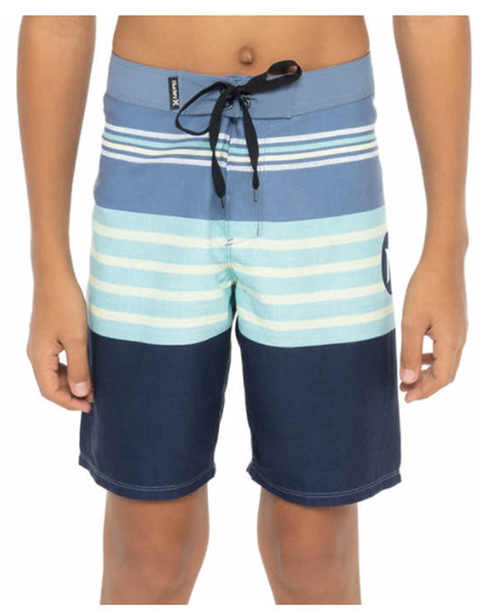 Boardshorts de bain bleu garçon taille 18 Hurley pour la plage - 5
