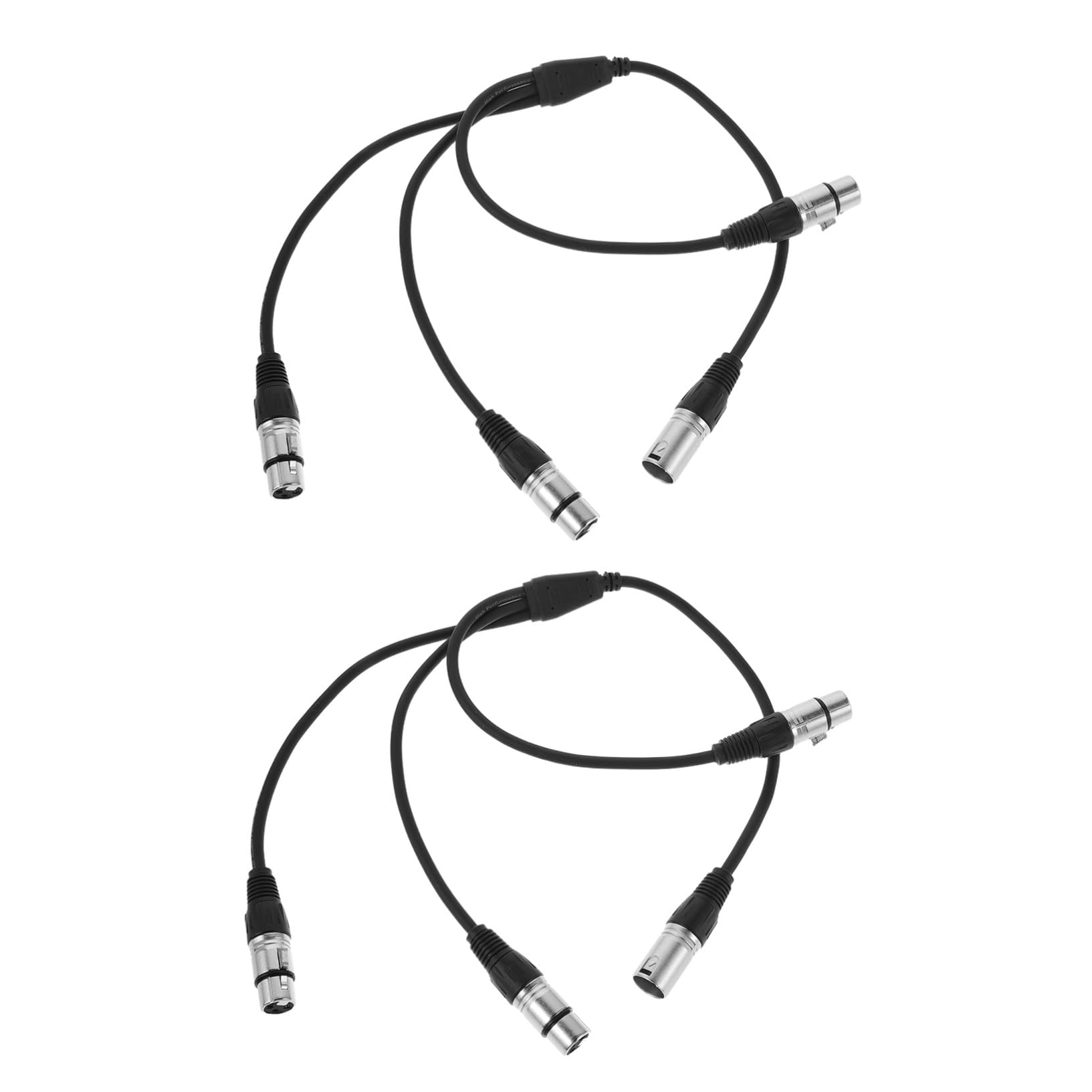 FRCOLOR Cavo Audio Schermato Da 2 Pezzi Splitter Per Microfono Cavo Audio Splitter Per Xlr Digitale Xlr Per Microfono