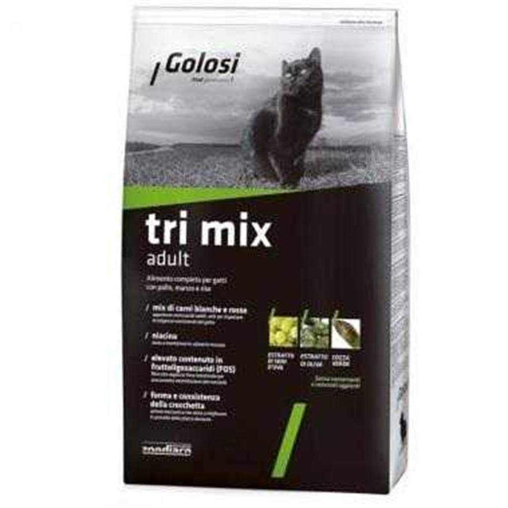 Golosi Cat Tri Mix Crocchette (Conf. da 1,5-7,5-20 kg) - 20 Kg