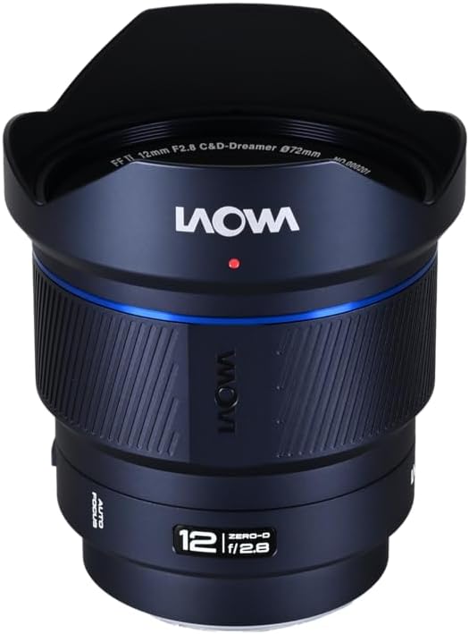 Laowa 12mm f/2.8 Lite Zero-D FF Ultra-Wide Angle Lens Autofocus for E-Mount, Full Frame Mirrorless, 122° FOV