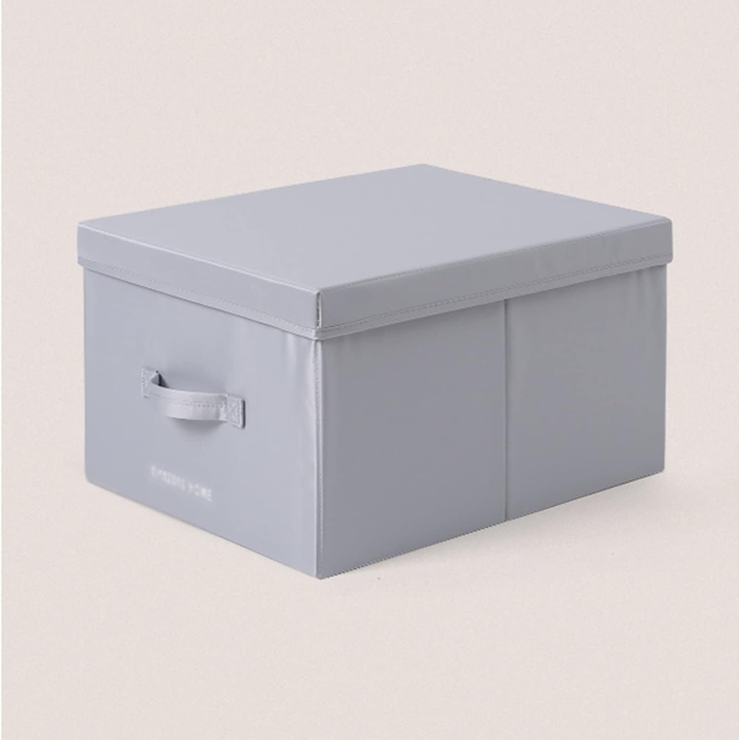 Storage Bin, Large Storage Box with Lids, Foldable Clothes Storage Bag, for Toys, Clothes Closet, Ornament, 4 Colors (Color : Gray, Size : 40 * 30 * 25cm)
