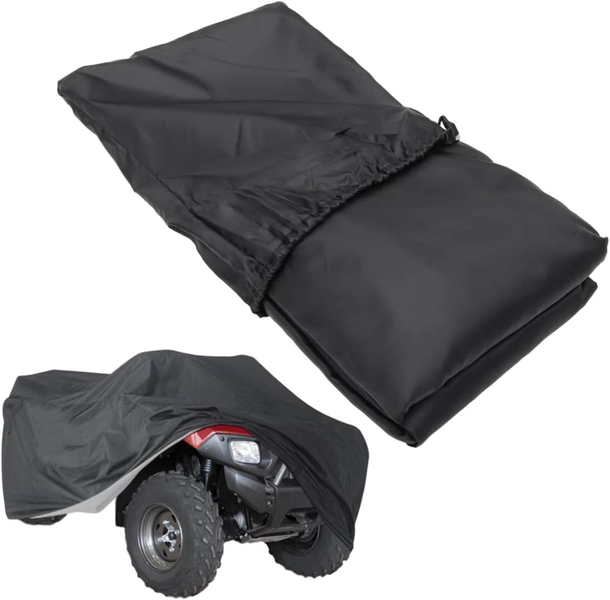 All-vehicle Cover Heavy Duty Outdoor Protector for Grass Machines Uv Rainproof Black Durable Protection for All Weather Conditions