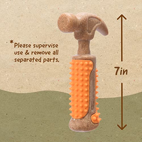 ARM & HAMMER Chew Tools Compressed Wood Hammer Dog Chew Toy, 7 in by ARM & HAMMER - Used condition - Image 6
