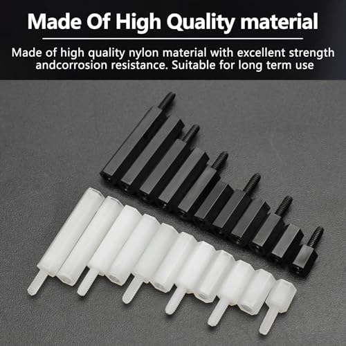 Kit entretoise nylon M2 pour isolation de circuit imprimé et PCB - 4