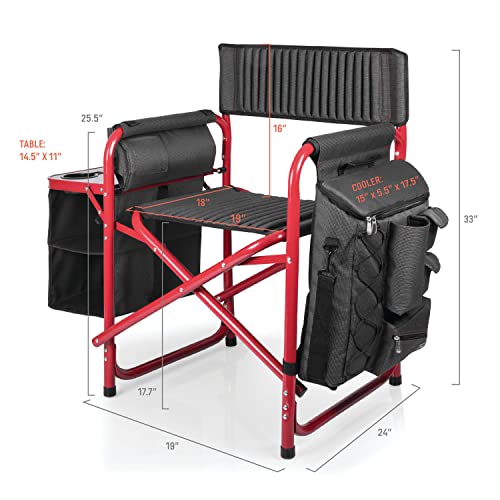 Image of Picnic TIME NFL Unisex-Adult NFL Fusion Camping Chair with Side Table and Soft Cooler, Beach Chair for Adults, Lawn Chair