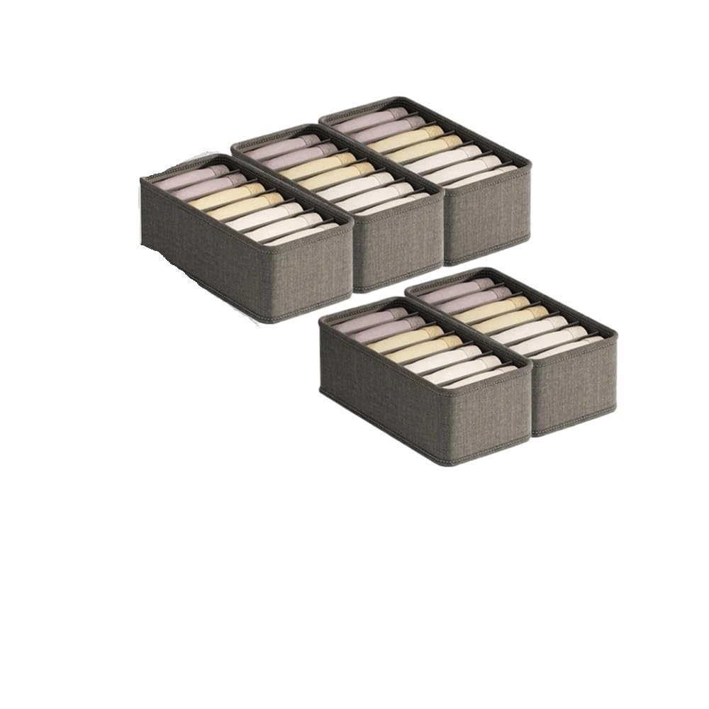 Griglie Catione PP Calzino Pantaloni Semplicità Organizzatori di Armadietti e Cassetti Caselle di Ordinamento Casa Scatola Organizzatore Storage Box (7 Griglie (5 pezzi)
