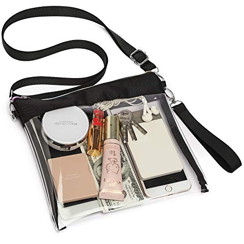 Clear Purse Crossbody Veckle Small NFL Stadium Approved Clear Bag Women Handbag