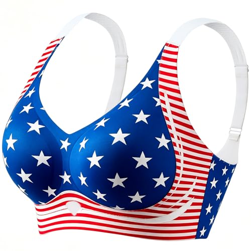 Image of Smoothing Bra Anti Sagging Wireless Push Up Bras for Women No Underwire Full Coverage Bra Comfy Bras for Women