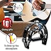 Musfunny Tambourine Double Row Metal Jingles Hand Held Percussion Half-Moon Tambourines Musical Instrument Gifts for Kids, Adults, Party - Black #5