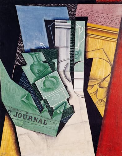 Affiche Juan Gris Petit déjeuner Toile Art Décoratif Bureau 60x90cm
