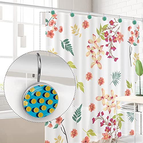 Crochets rideau de douche anti rouille pour suspendre sans effort - 5