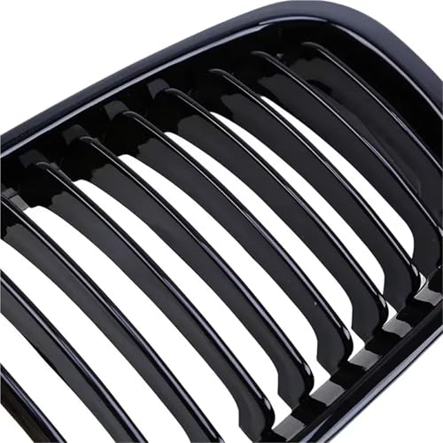 Parrilla de radiador de plástico ABS para Serie 3 E46 4 puertas (1998-2001), kit de 2 piezas 5