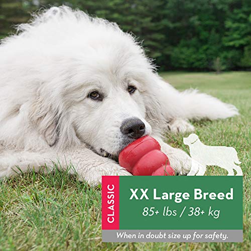 image for KONG Classic Stuffable Dog Toy - Fetch & Chew Toy for Dogs - Treat-Fil